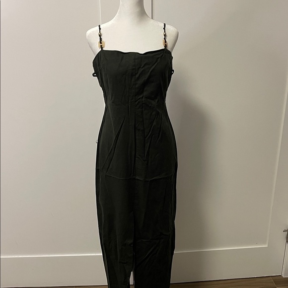 Zara Dresses & Skirts - Zara Linen Blend Midi Dress